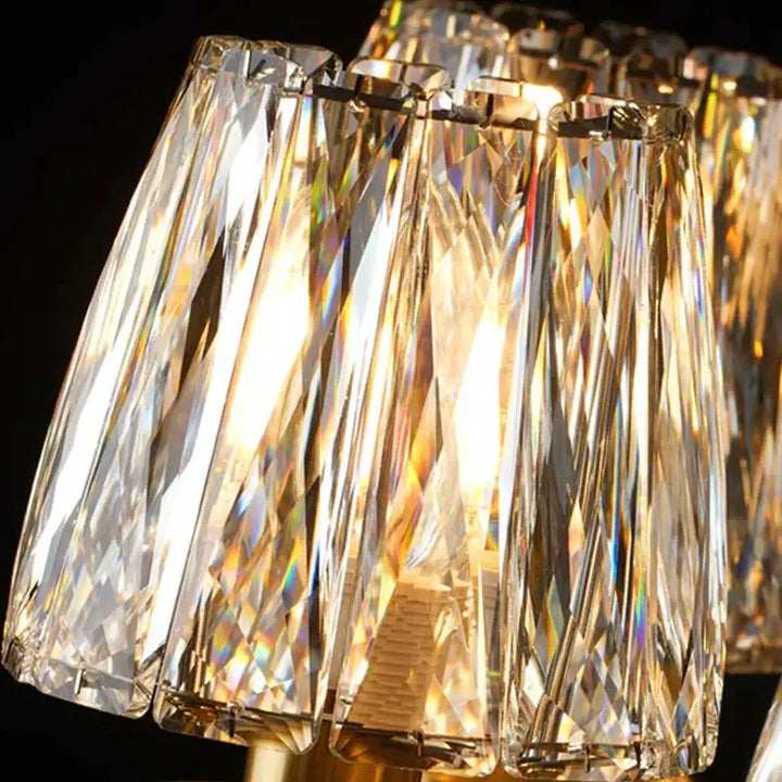 Suspension verre et laiton design élégant pour salon moderne