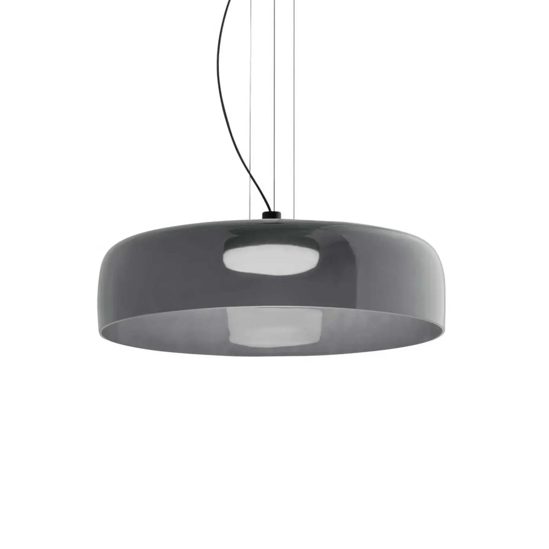 Suspension LED Levels 1 en verre fumé #couleur_gris