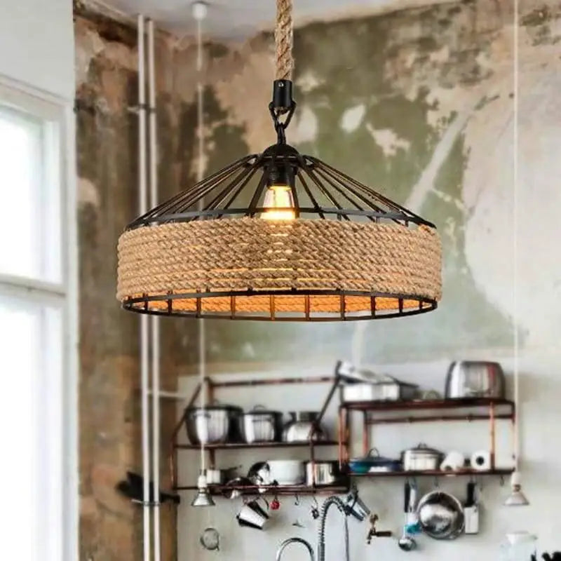Suspension Vintage Industriel Luminaire Ombrelle