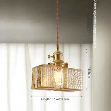 Suspension Vintage En Verre Et Laiton Pour Ambiance Douce

