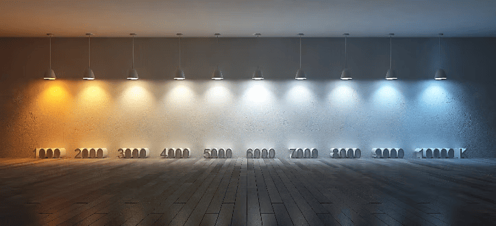température couleur lumière