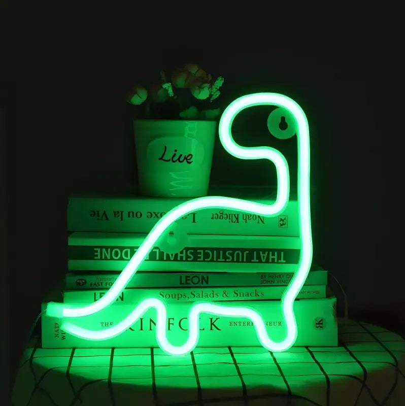 Dinosaur Neon Night Light | Adult and Children Night Lights