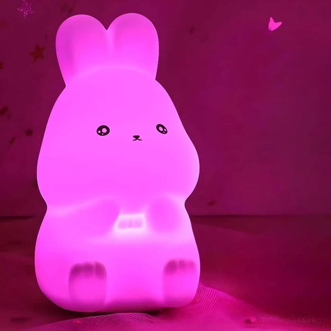 White Bunny Night Light | Children Night Lights