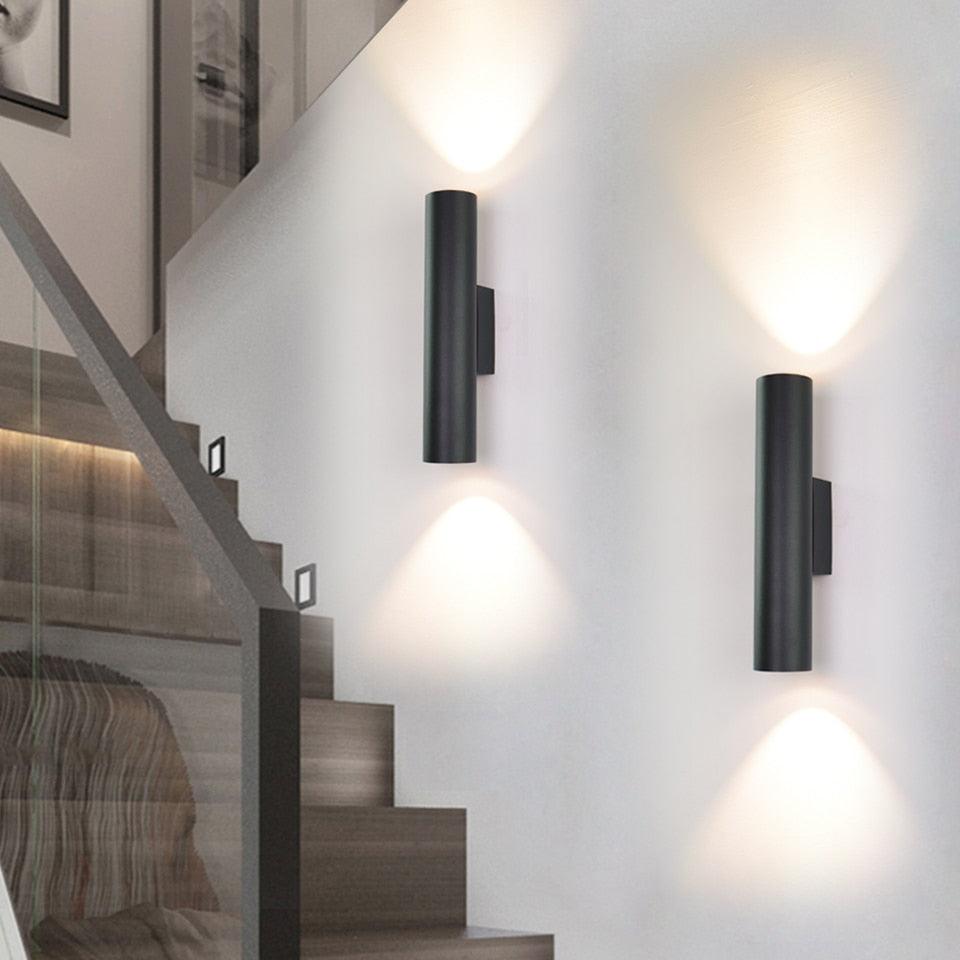 12W Applique Murale LED Extérieure intérieur moderne Escalier spot