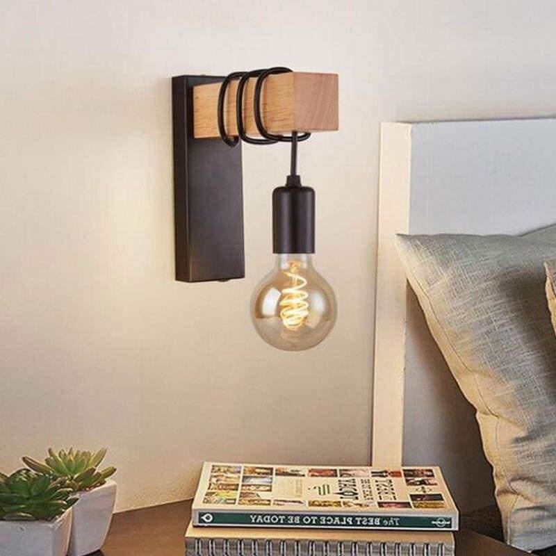Lampe à suspension murale créative pour tête de lit de chambre à