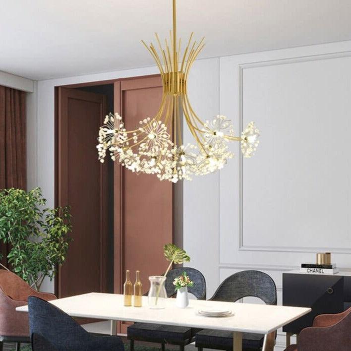 lustre suspension design cristal